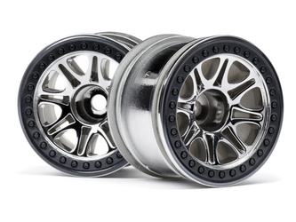 Split 8 Truck Wheel (Chrome/2Pcs) #113336