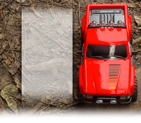 Samochód zdalnie sterowany RC #160801 Venture18 1985 Toyota Hilux SR5 - Red Model Auto RC