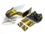 #540264 Smyter DB Body (Black/Yellow) Model Auto RC