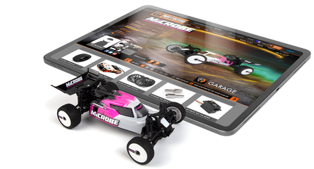 Samochód zdalnie sterowany RC #150851 Maverick Microbe 1/24th Buggy – Pink Model RC Auto