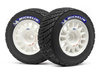 WR8 RALLY OFF-ROAD WHEEL/TIRE SET (WHITE/2PCS)