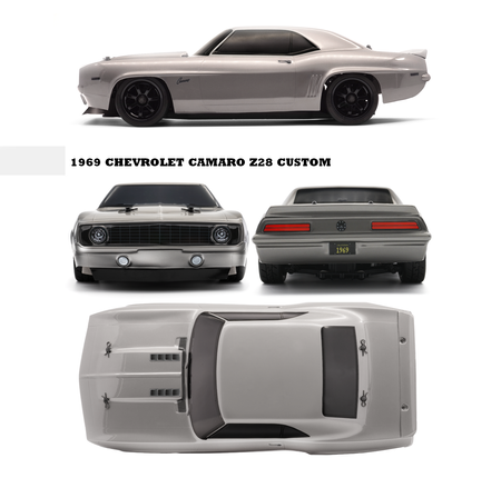 Samochód zdalnie sterowany RC #160423 Sport 3 1969 Chevrolet Camaro Z28 Custom Model Auto RC