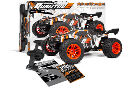 Quantum2 XT 1/10th Stadium Truck - Orange #150403