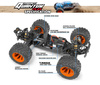 MAVERICK QUANTUM MT FLUX 80A 1/10 4WD BRUSHLESS MONSTER TRUCK BLUE ORANGE #150202