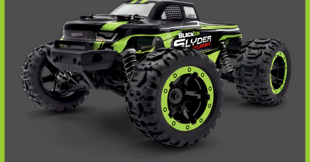 Samochód zdalnie sterowany RC #540208 Slyder MT Turbo 1/16 4WD 2S Brushless - Green Model Auto RC
