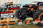 Samochód zdalnie sterowany RC #540210 Slyder MT Turbo 1/16 4WD 2S Brushless - Orange Model Auto RC