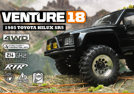 Venture18 1985 Toyota Hilux SR5 - Black #160800