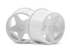 Q32 SUPER STAR WHEEL SET F/R (WHITE/18x10/18x14/4pcs) #114286