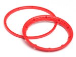 #3275 Heavy Duty Wheel Bead Lock Rings (Red/For 2 Wheels