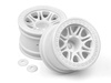 Split 8 Truck Wheel (White/2Pcs) #113339