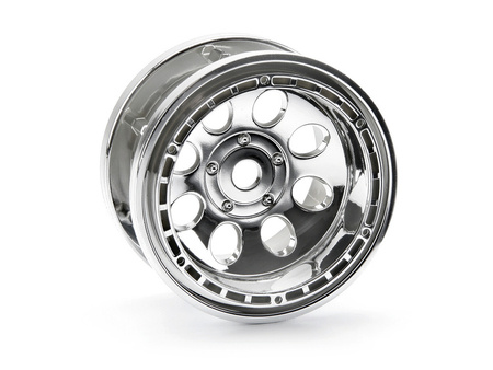 Rock 8 Bead Lock Wheel Chrome (55X36Mm/2Pcs) #3213