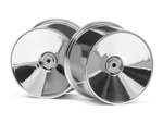 #116020 Q32 Dish Wheel Set (Chrome/22X14/4Pcs)