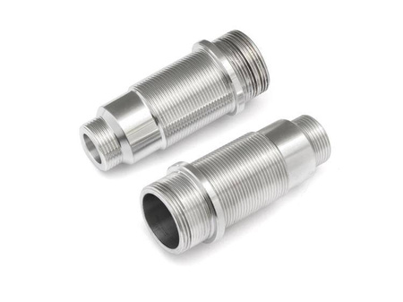 Aluminum Shock Body Set (Silver/2pcs) #150187