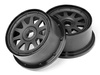 Tr-10 Wheel Black (120X60Mm/-4Mm Offset) #104975