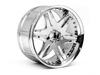 LP35 WHEEL WORK LS406 CHROME (2pcs) #3345