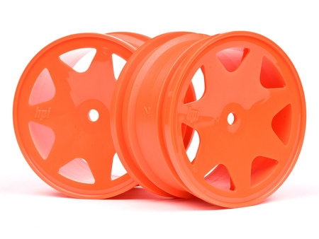 #100623 Ultra 7 Wheels Orange 35Mm (2Pcs)