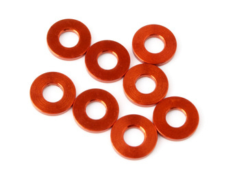 Shim 3x7x1mm (Orange/8pcs) #160406