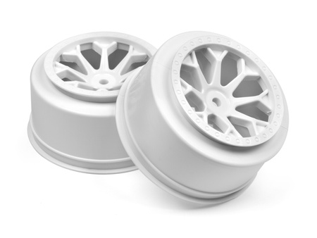 8-SHOT SC WHEEL (4.5mm Offset/WHITE/2PCS) #116741