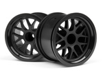 #109155 BBS Spoke Wheel 48X34mm Black (14mm Offset/2pcs)