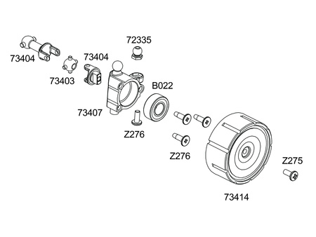 DIFF PINION GEAR SET #73403