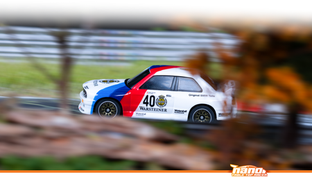 Samochód zdalnie sterowany RC #160992  Nano-TTR BMW M3 Warsteiner Model Auto RC