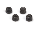#161187 Lock Nut M2 (Black/4pcs)