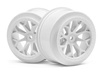 8-SHOT SC WHEEL (4.5mm Offset/WHITE/2PCS) #116741