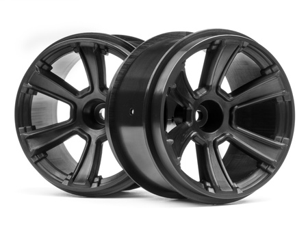 #115327 6-Shot Mt Wheel (Black/2Pcs)