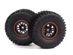 #150738 Assembled Wheel & Tyre (Red/2pcs)