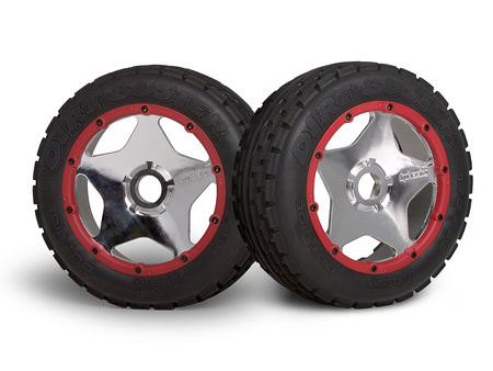 #3224 Super Star Wheel Shiny Chrome (120X60Mm/2Pcs/)