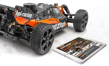 Samochód zdalnie sterowany RC #160177 Vorza Buggy Nitro Model Auto RC