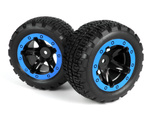 #540109 Slyder ST Wheels/Tires Assembled (Black/Blue)