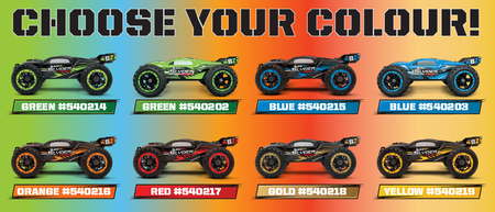 Samochód zdalnie sterowany RC #540203 Slyder ST Turbo 1/16 4WD 2S Brushless - Blue Model Auto RC