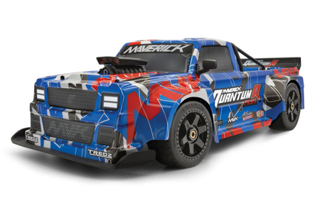 Samochód zdalnie sterowany RC #150312 QuantumR Flux 4S 1/8 4WD Race Truck - Blue/Red Model Auto RC