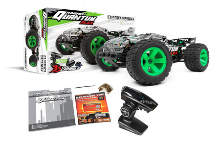 Samochód zdalnie sterowany RC #150208 Quantum XT Flux 80A 1/10 4WD Truck - Silver Model Auto RC