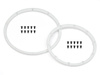 WHEEL BEAD LOCK RINGS (WHITE/FOR 2 WHEELS) #110545