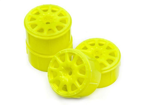 METHOD RALLYCROSS WHEEL YELLOW (MICRO RS4/4PCS)