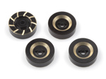 #161151 7mm Hex Hub Weight Set (Brass/4pcs)