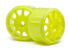 METHOD RALLYCROSS WHEEL YELLOW (MICRO RS4/4PCS)