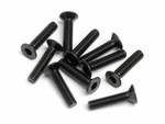 #Z449 Flat Head Screw M2.5X12Mm (Hexsocket/10Pcs)
