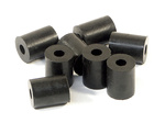 #87058 Rubber Tube 3 X 8 10Mm (Shaped/Black/8Pcs)
