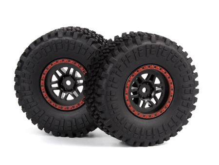 #150738 Assembled Wheel & Tyre (Red/2pcs)