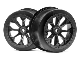 8-Shot Sc Wheel (Black/2Pcs) #116521