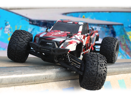 Samochód zdalnie sterowany RC #150405 Quantum2 MT Flux 1/10th Monster Truck - Red Model Auto RC