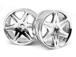 #3343 Lp29 Wheel Work Ls406 Chrome (2Pcs)