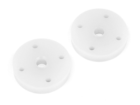 Precision Piston 1.5X4 Holes (White/2Pcs) #85069