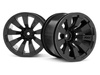 Quantum+ XT 3.2in Wheel (Black/2pcs) #150246