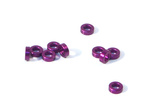 #Z817 Aluminium Washer 3 X 6 X 2.0Mm (Purple/10 Pcs)