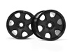 WARLOCK WHEEL BLACK (83x56mm/2pcs) #3191