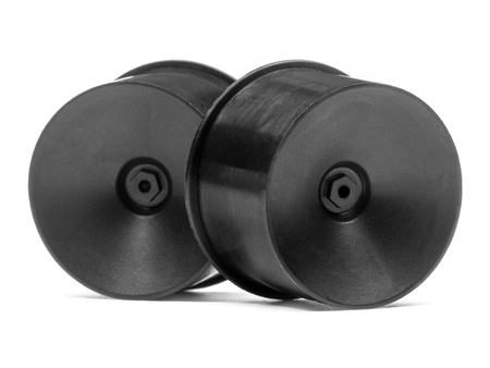 #116017 Q32 Dish Wheel Set (Black/22X14/4Pcs)